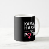 Kamala Harris für POTUS I Kaffeetasse (VorderseiteRechts)