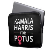 Kamala Harris für POTUS I Laptopschutzhülle (Vorderseite Links)