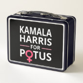 Kamala Harris für POTUS I Metall Brotdose (Rückseite)