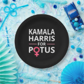 Kamala Harris für POTUS I Pappteller (Party)