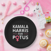 Kamala Harris für POTUS I Pappteller (Party)