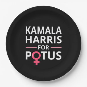 Kamala Harris für POTUS I Pappteller