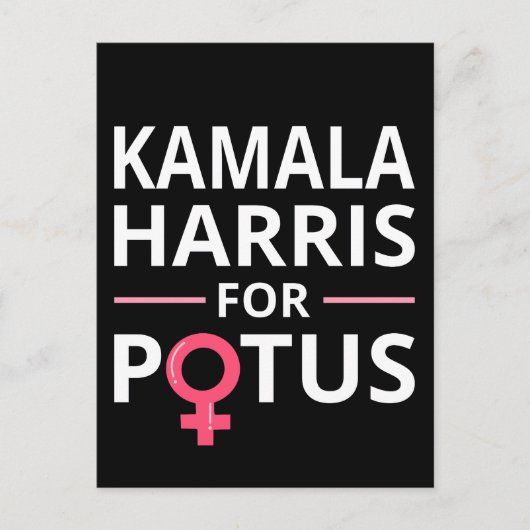 Kamala Harris für POTUS I Postkarte (Vorderseite)