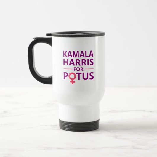 Kamala Harris für POTUS I Reisebecher (Links)