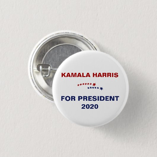 Kamala Harris für Präsident 2020 Button (Vorne & Hinten)