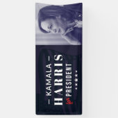 Kamala Harris für Präsident 2024 6ft Bannersignier Banner (Vertikal)