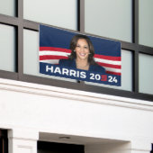 Kamala Harris für Präsident 2024 Banner (Äußeres Gebäude)