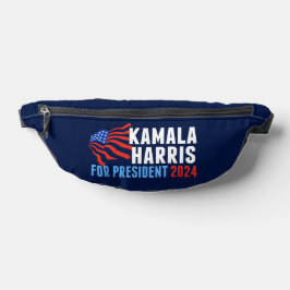 Kamala Harris für Präsident 2024 Blue Bauchtasche