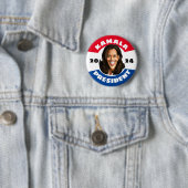 Kamala Harris für Präsident 2024 Button (Beispiel)