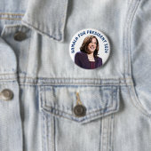 Kamala Harris für Präsident 2024 Button (Beispiel)