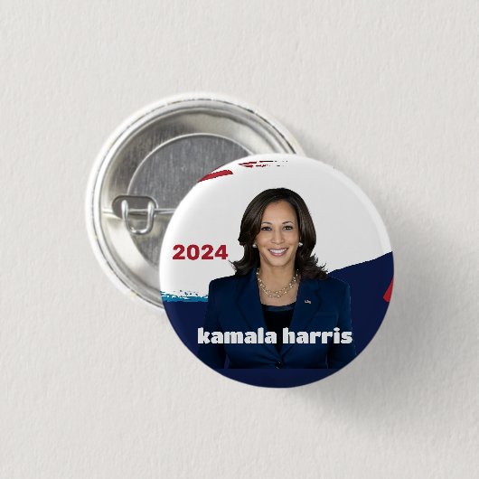 kamala harris für Präsident 2024 Button (Vorne & Hinten)