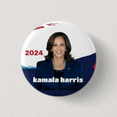 kamala harris für Präsident 2024 Button (Vorderseite)