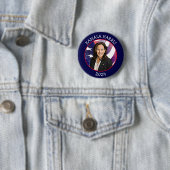Kamala Harris für Präsident 2024 Button (Beispiel)