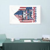 Kamala Harris für Präsident 2024 Funny Cat Banner (Messeveranstaltung)