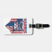 Kamala Harris für Präsident 2024 Funny Cat Gepäckanhänger (Vorderseite horizontal)