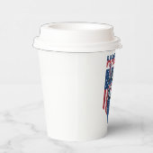 Kamala Harris für Präsident 2024 Funny Cat Pappbecher (Rechts)