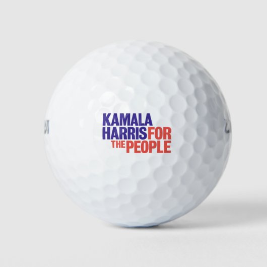 Kamala Harris für Präsident 2024 Golfball (Vorderseite)