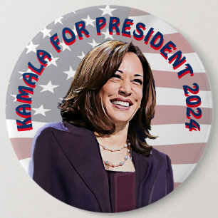 Kamala Harris für Präsident 2024 Jumbo-Sized Button