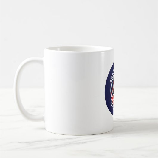 Kamala Harris für Präsident 2024 Kaffeetasse (Links)