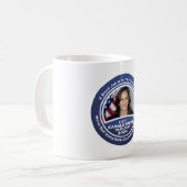 Kamala Harris für Präsident 2024 Kaffeetasse (Vorderseite Links)