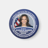 Kamala Harris für Präsident 2024 Magnet (Vorne)