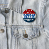 Kamala Harris für Präsident 2024 Pinback Button (Beispiel)