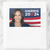 Kamala Harris für Präsident 2024 Rechteckiger Aufkleber (Tasche)