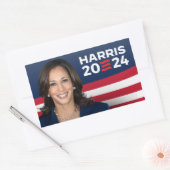 Kamala Harris für Präsident 2024 Rechteckiger Aufkleber (Umschlag)