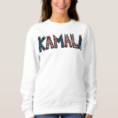 Kamala Harris für Präsident 2024 Sweatshirt (Vorderseite)