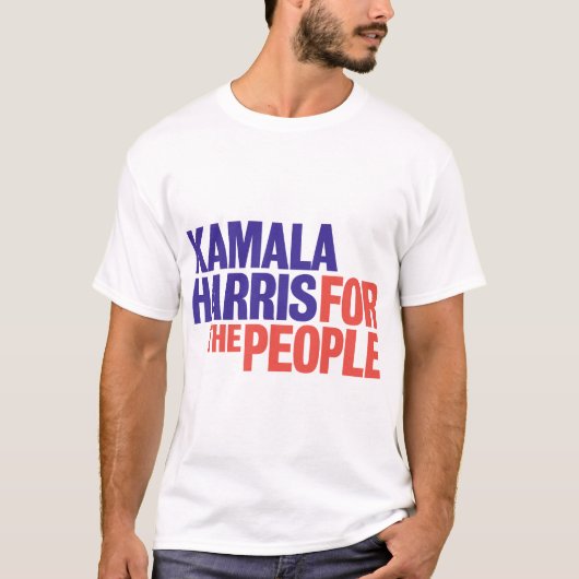 Kamala Harris für Präsident 2024 T-Shirt (Vorderseite)