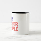 Kamala Harris für Präsident 2024 Zweifarbige Tasse (Mittel)