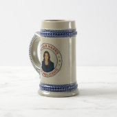 KAMALA HARRIS FÜR PRÄSIDENT BIERGLAS (Vorderseite Links)