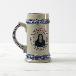 KAMALA HARRIS FÜR PRÄSIDENT BIERGLAS