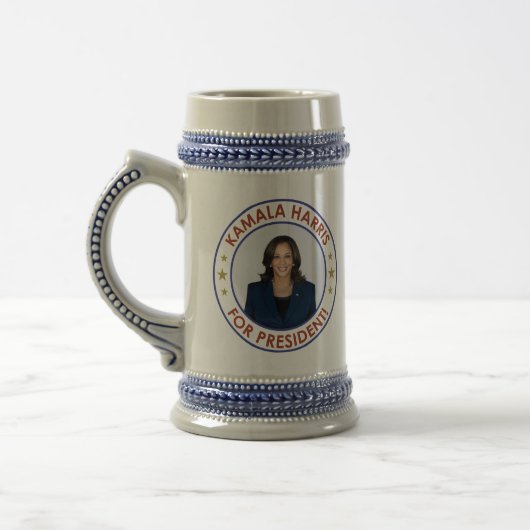 KAMALA HARRIS FÜR PRÄSIDENT BIERGLAS (Links)