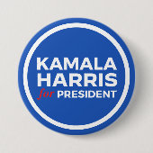 Kamala Harris für Präsident Button (Vorderseite)