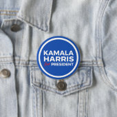 Kamala Harris für Präsident Button (Beispiel)