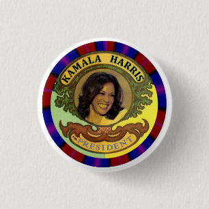 Kamala Harris für Präsident Button