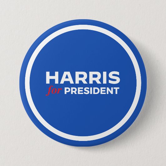 Kamala Harris für Präsident Button (Vorderseite)