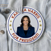 KAMALA HARRIS FÜR PRÄSIDENT! BUTTON (Beispiel)