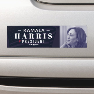 Kamala Harris für Präsident Foto Autoaufkleber