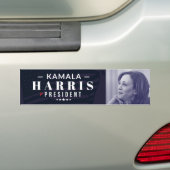 Kamala Harris für Präsident Foto Autoaufkleber (Auf Auto)