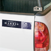 Kamala Harris für Präsident Foto Autoaufkleber (Auf Lkw)