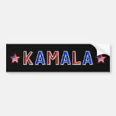 Kamala Harris für Präsident, "Kamala Design" Autoaufkleber (Vorne)