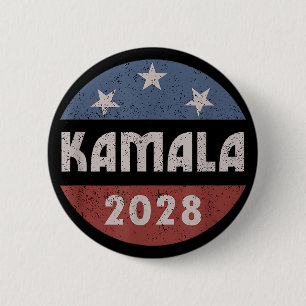 Kamala harris für Präsident Kamala Harris 2028 Button
