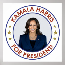 KAMALA HARRIS FÜR PRÄSIDENT! POSTER
