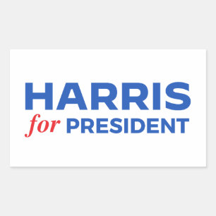 Kamala Harris für Präsident Rechteckiger Aufkleber