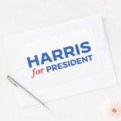 Kamala Harris für Präsident Rechteckiger Aufkleber (Umschlag)