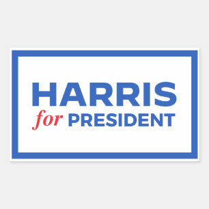 Kamala Harris für Präsident Rechteckiger Aufkleber