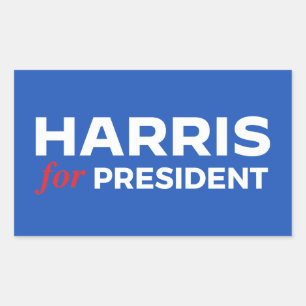 Kamala Harris für Präsident Rechteckiger Aufkleber