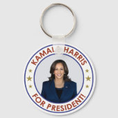 KAMALA HARRIS FÜR PRÄSIDENT! SCHLÜSSELANHÄNGER (Rückseite)